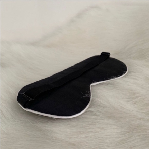 Silk Sleeping Eye Mask Hashtag PassedOut Black - Picture 6 of 13